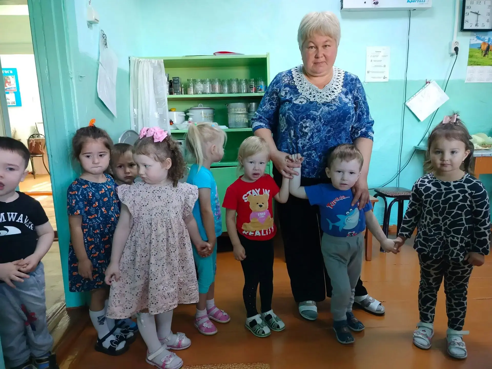 Занятие  в младшей группе.