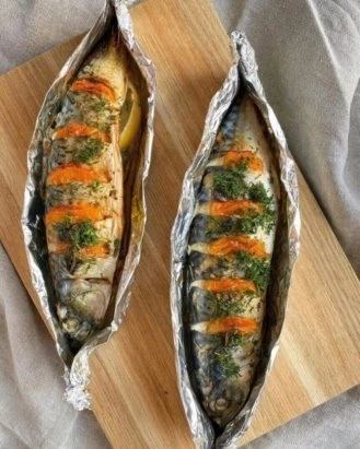 КАК ПРИГОТОВИТЬ СКУМБРИЮ В ДУХОВКЕ