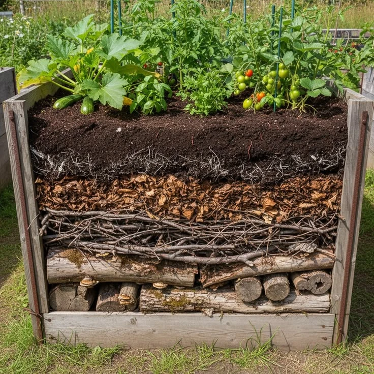 СОЗДАЙТЕ ТЁПЛУЮ ГРЯДКУ ОСЕНЬЮ — УРОЖАЙ НА 2-3 НЕДЕЛИ РАНЬШЕ! 🌱