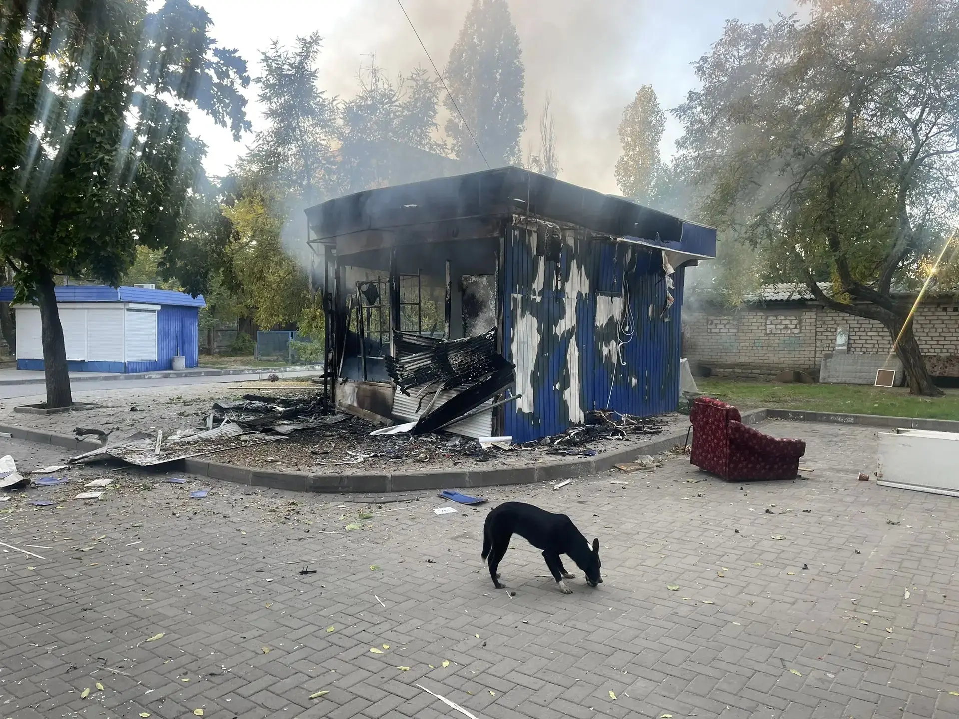 Сегодня ночью, 9 октября, с 00:05 по 00:15, двумя БПЛА квадрокоптерного типа был атаков...