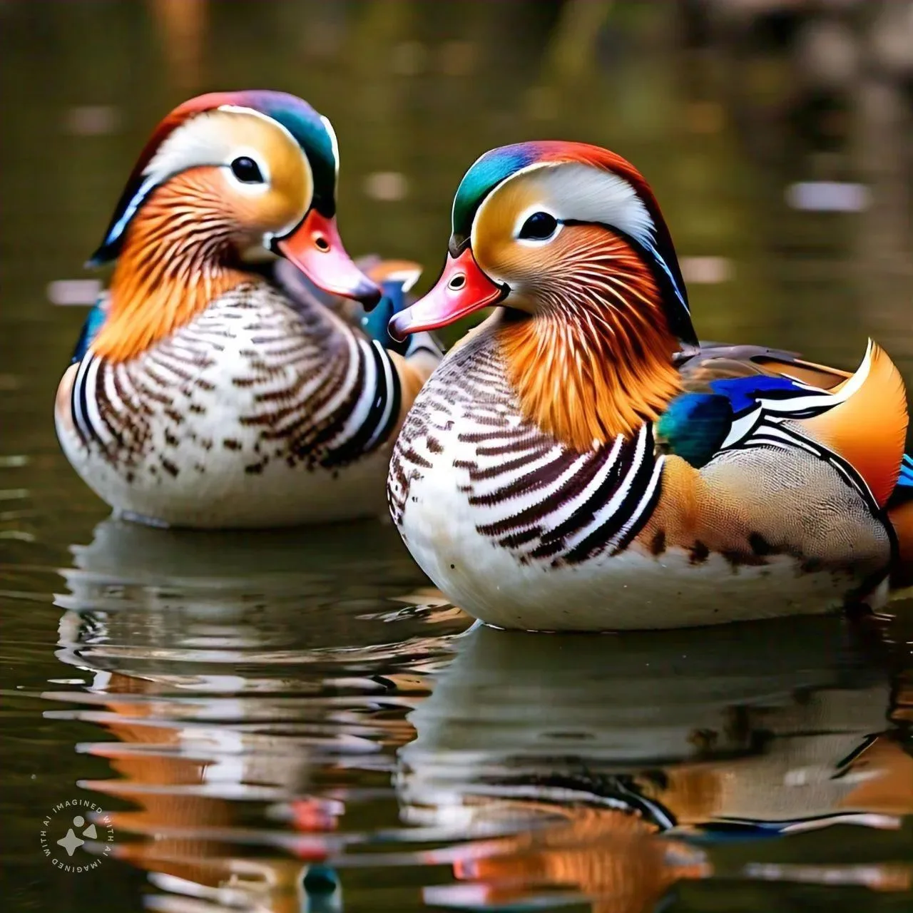 🦆 Утка-мандаринка (Aix galericulata)