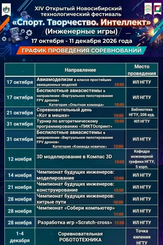Новосибирск, готовься к инженерной битве! 🚀