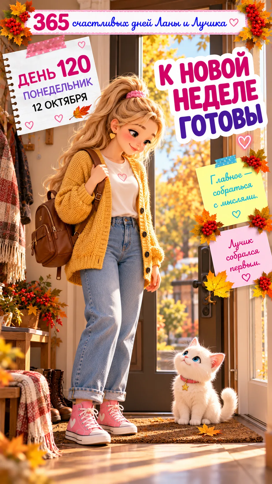 Пусть новая неделя начинается с лёгкости и хорошего настроения. 💛 Не обязательно успет...