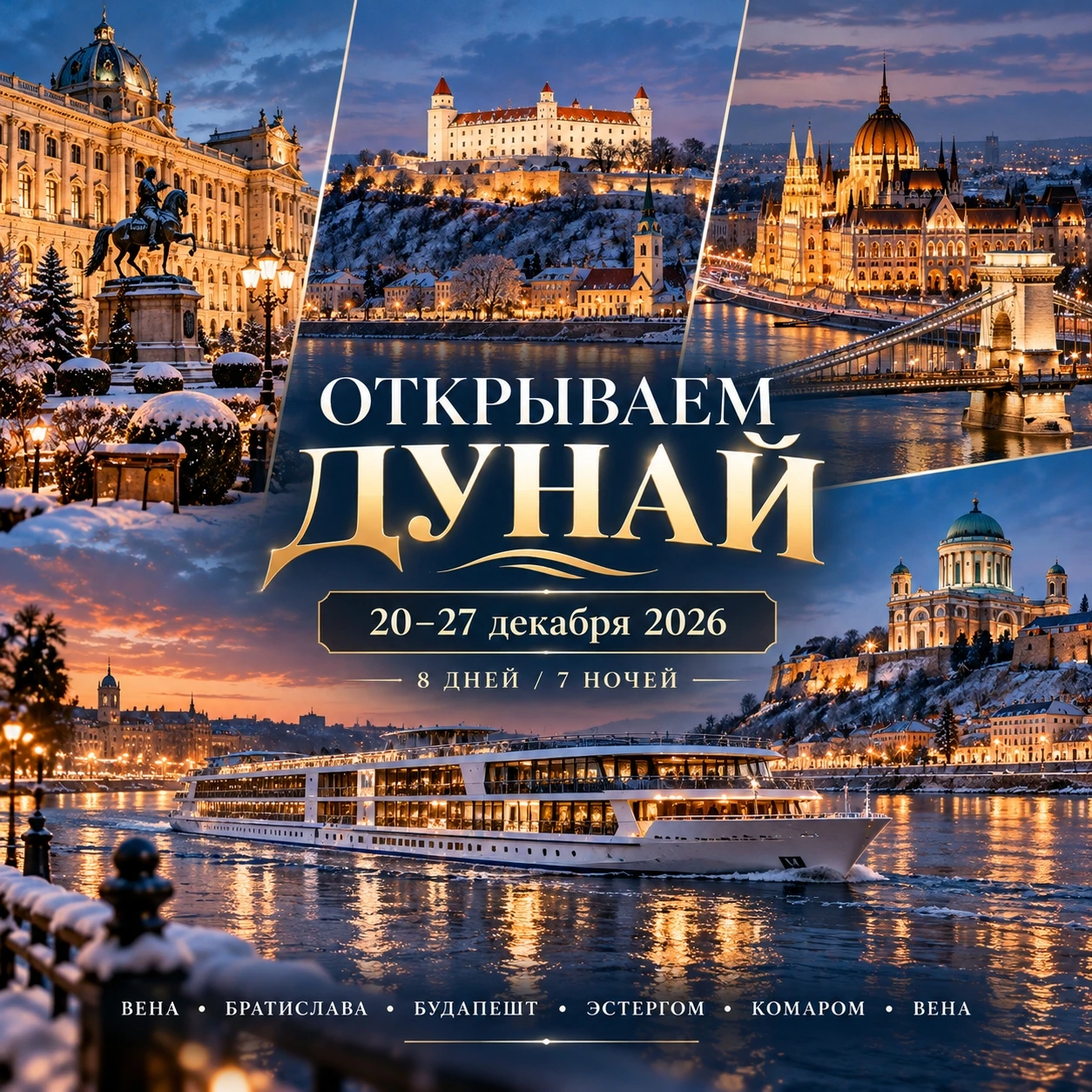 🛳 «ОТКРЫВАЕМ ДУНАЙ С „СОЗВЕЗДИЕМ“»