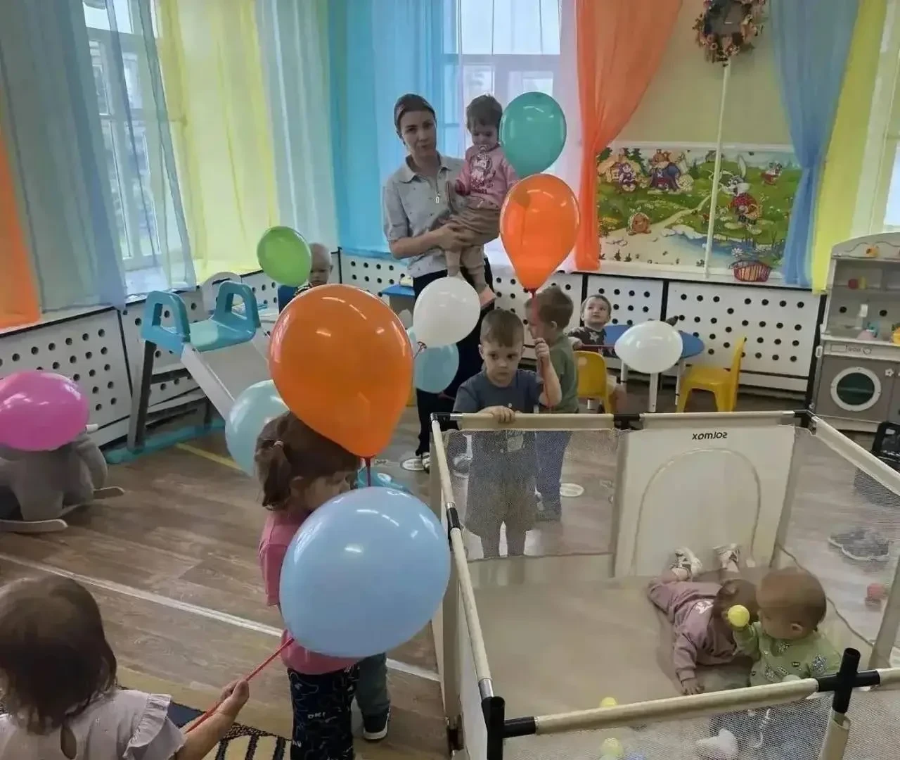 В Тверской области начали принимать в ясли детей с двухмесячного возраста.