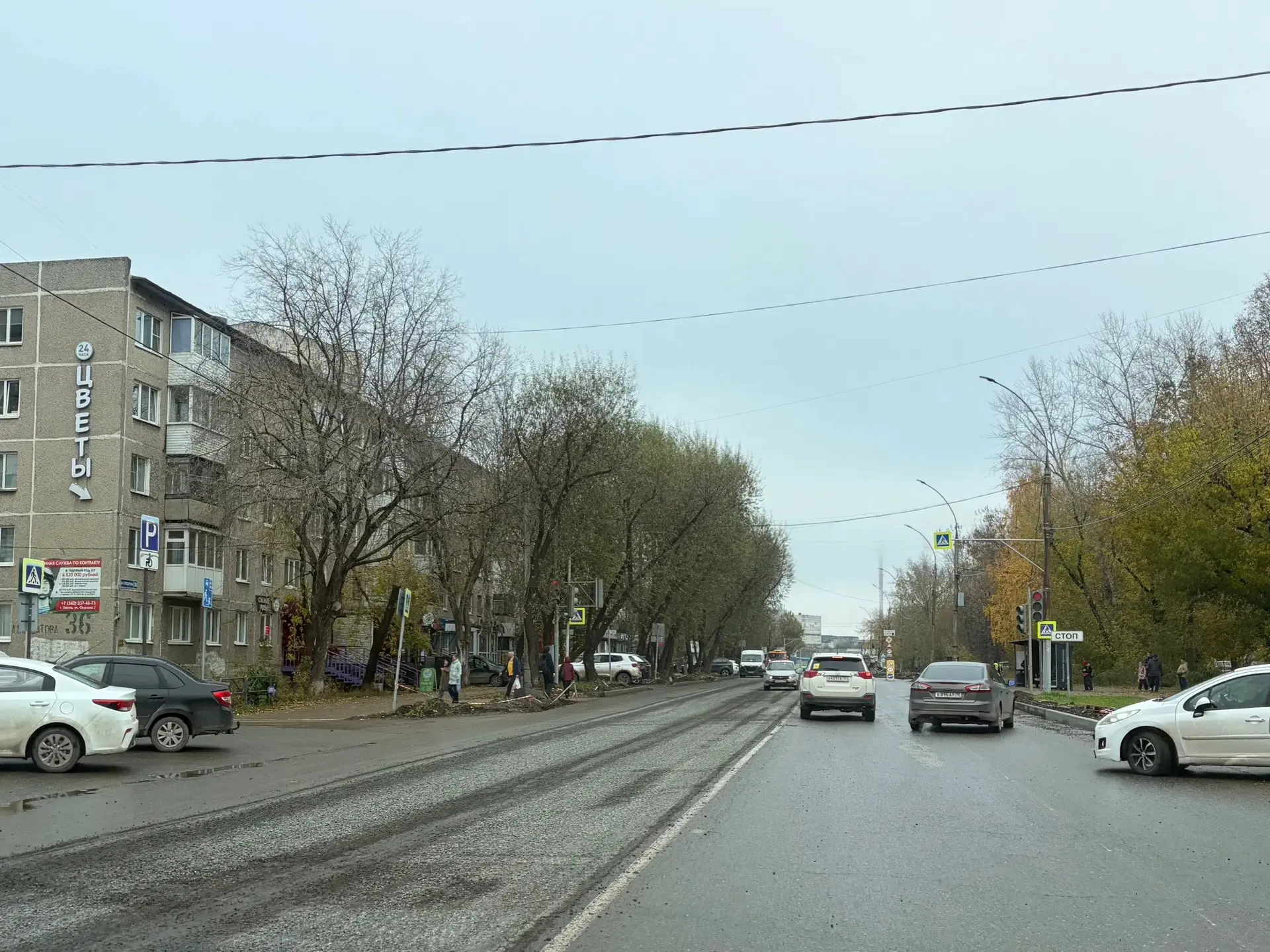 ⚒️ Начался ремонт дорожного полотна по улице Солдатова