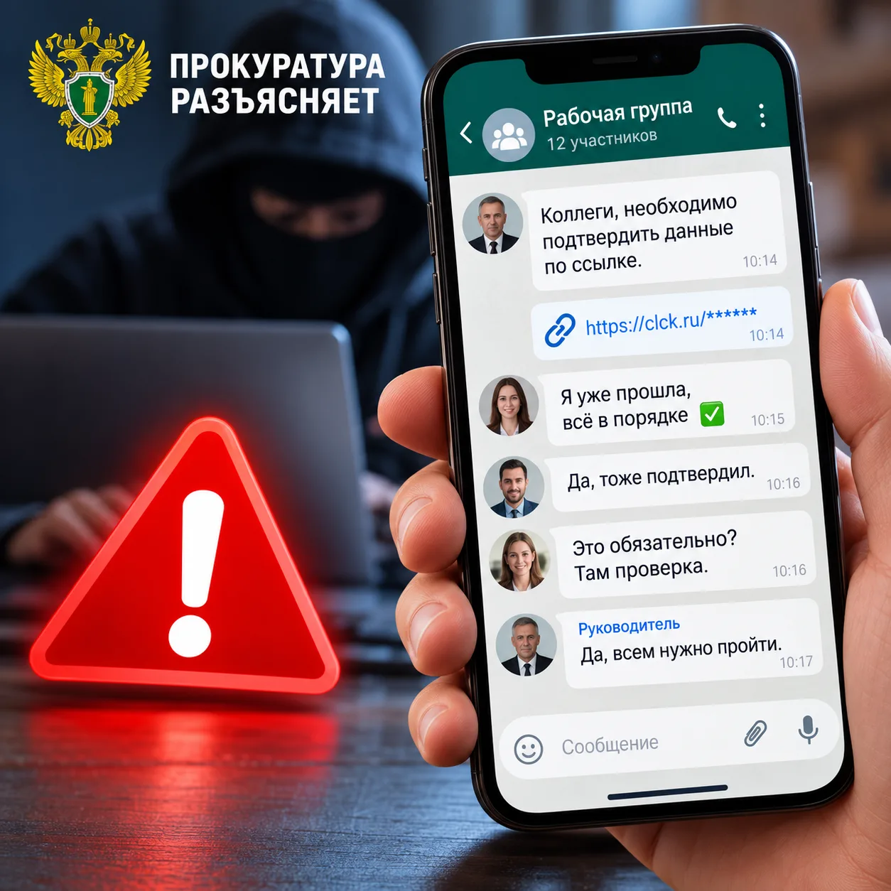 Мошенники начали создавать поддельные групповые чаты со знакомыми людьми.