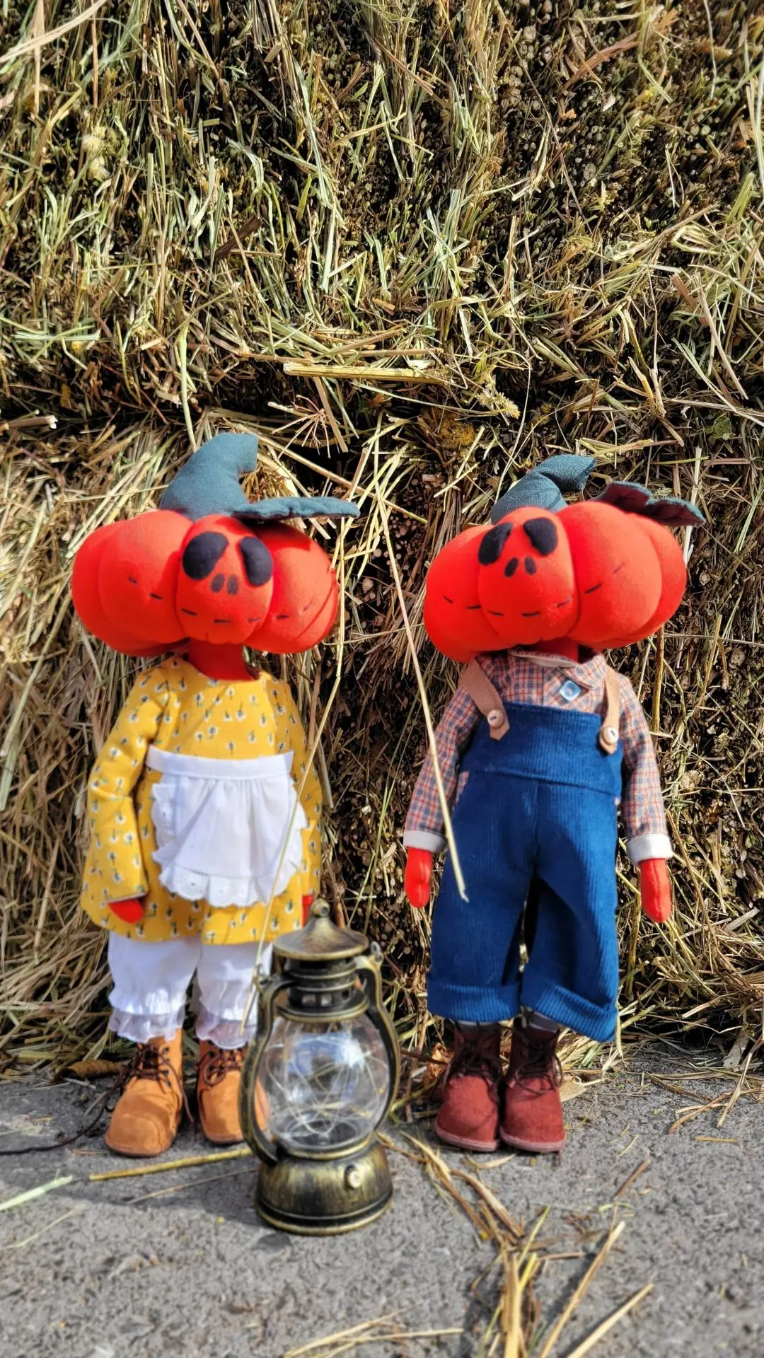 Я всё это время шила козлов... а покажу тыквы 🎃