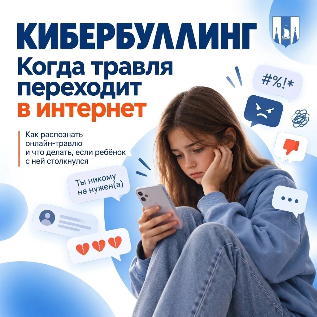 ⚠️ Кибербуллинг - травля, которая происходит в интернете
