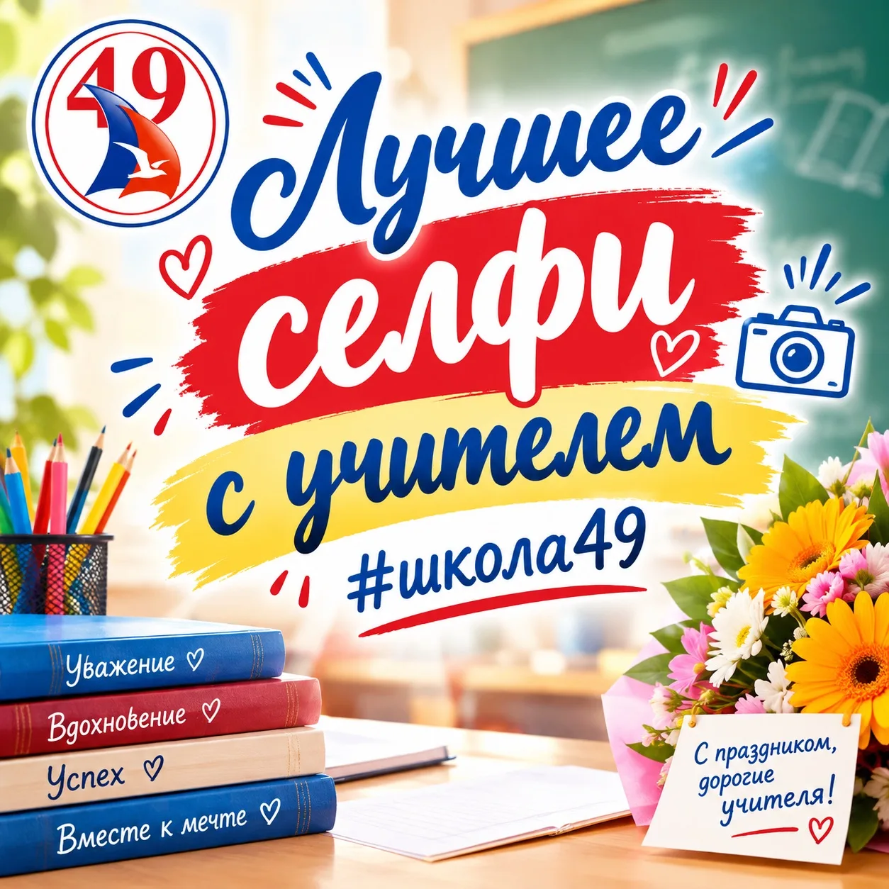 📸✨ КОНКУРС «СЕЛФИ С УЧИТЕЛЕМ»: ПОДАРИМ ТЕПЛО НАШИМ ПЕДАГОГАМ! ✨📸