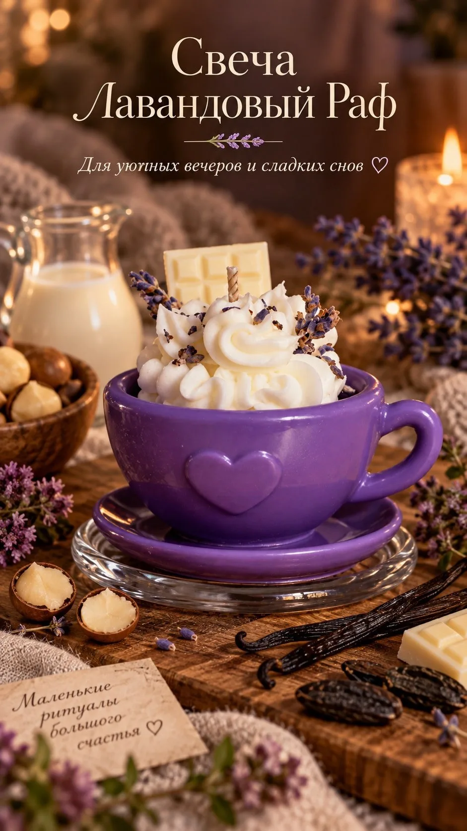 Пятница. Время выдохнуть и заварить… свечу ☕️💜