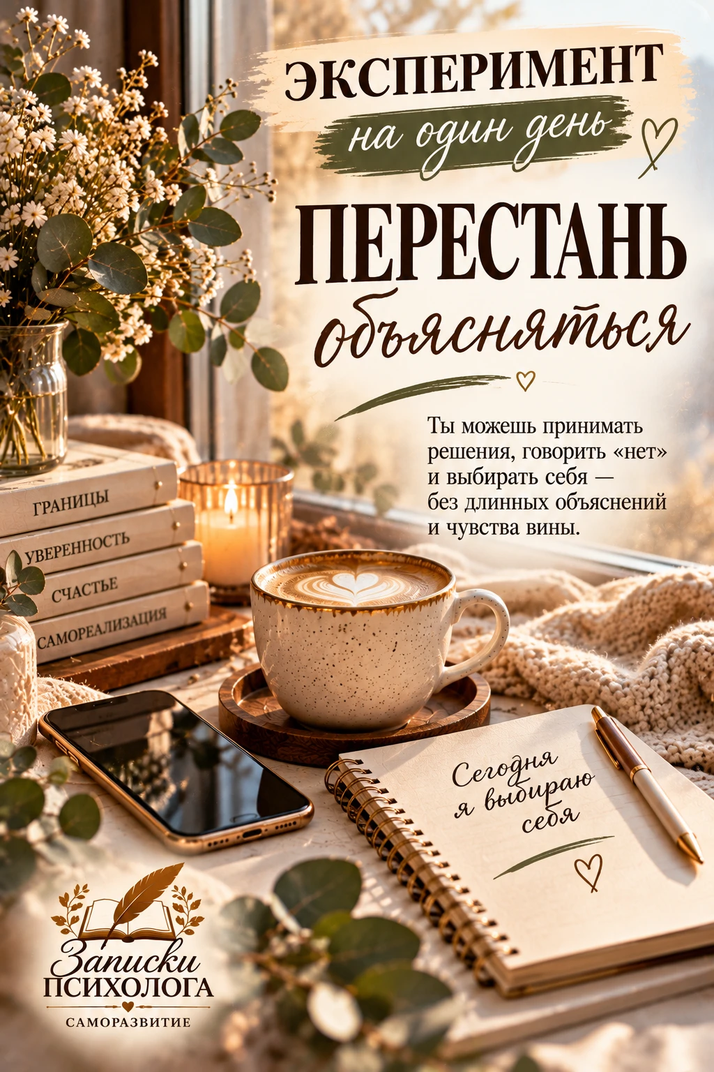 ☕ ЭКСПЕРИМЕНТ НА ОДИН ДЕНЬ: ПЕРЕСТАНЬ ОБЪЯСНЯТЬСЯ