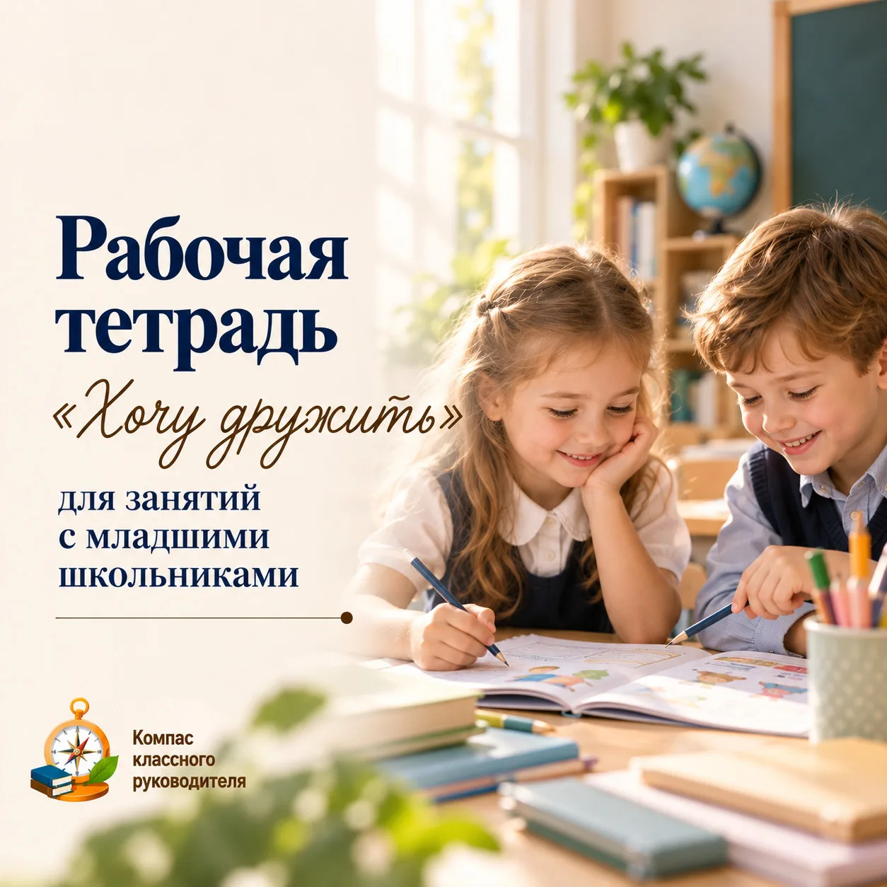 Рабочая тетрадь Ксении Белицкой "Хочу дружить"👭