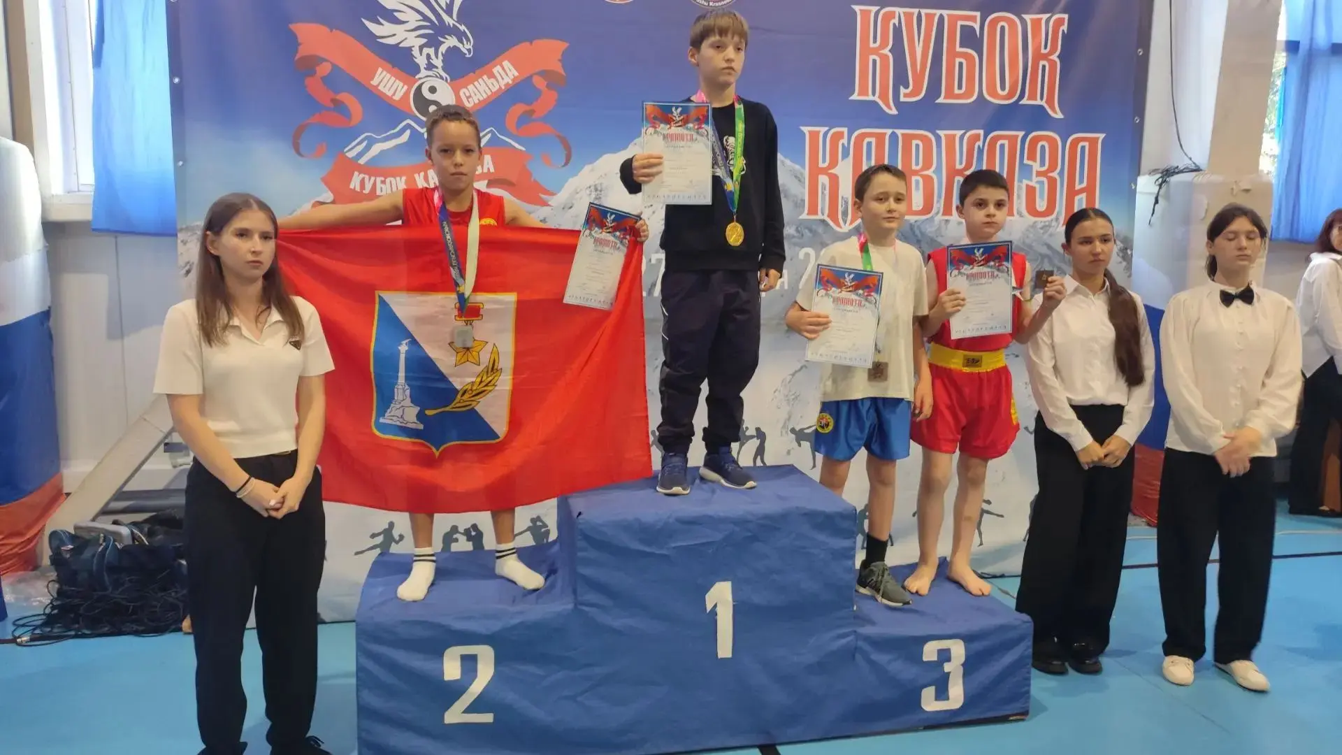 🥇🥈 Золото и серебро на "Кубке Кавказа" по ушу-саньда