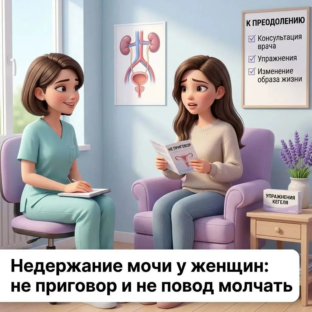 💦 Недержание мочи у женщин: не приговор и не повод молчать