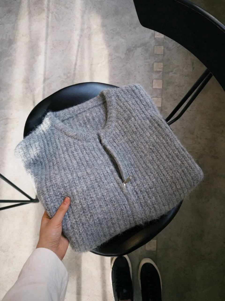 Cozy Zip кардиган из шерсти 🧶