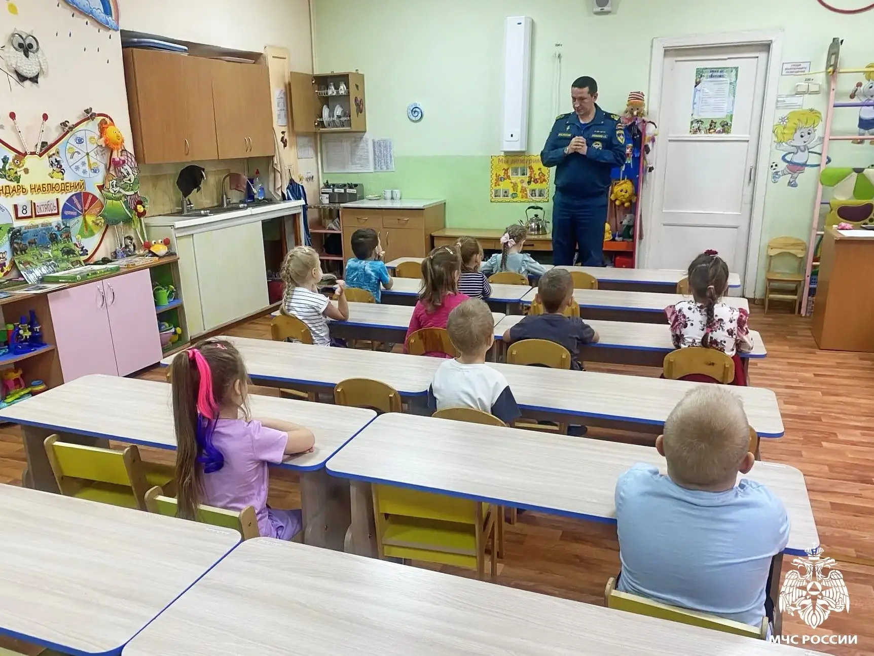 В детском саду «Флажок» прошел урок безопасности