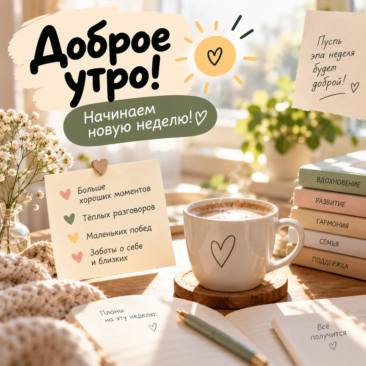 ☀️ Доброе утро! Начинаем новую неделю