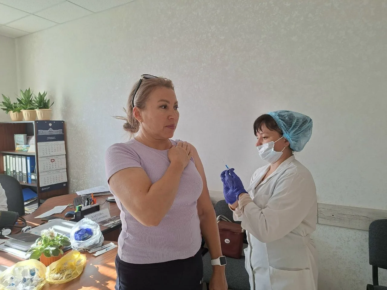 В Сюмсинском районе продолжается прививочная кампания против гриппа