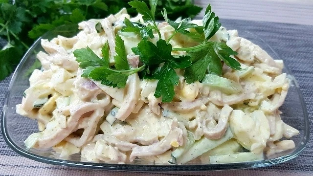 Салат из свинины