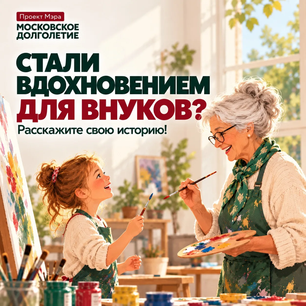 — Бабушка, хочу, как ты!