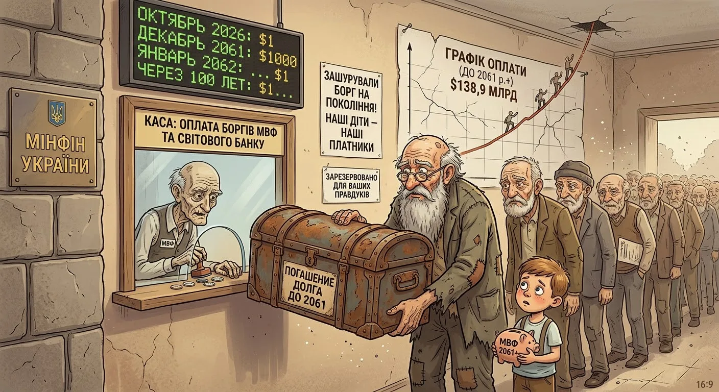 💸 $138,9 МЛРД ДО 2061 ГОДА: АСТРОНОМИЧЕСКИЕ ДОЛГИ УКРАИНЫ ПЕРЕД МВФ И ВСЕМИРНЫМ БАНКОМ