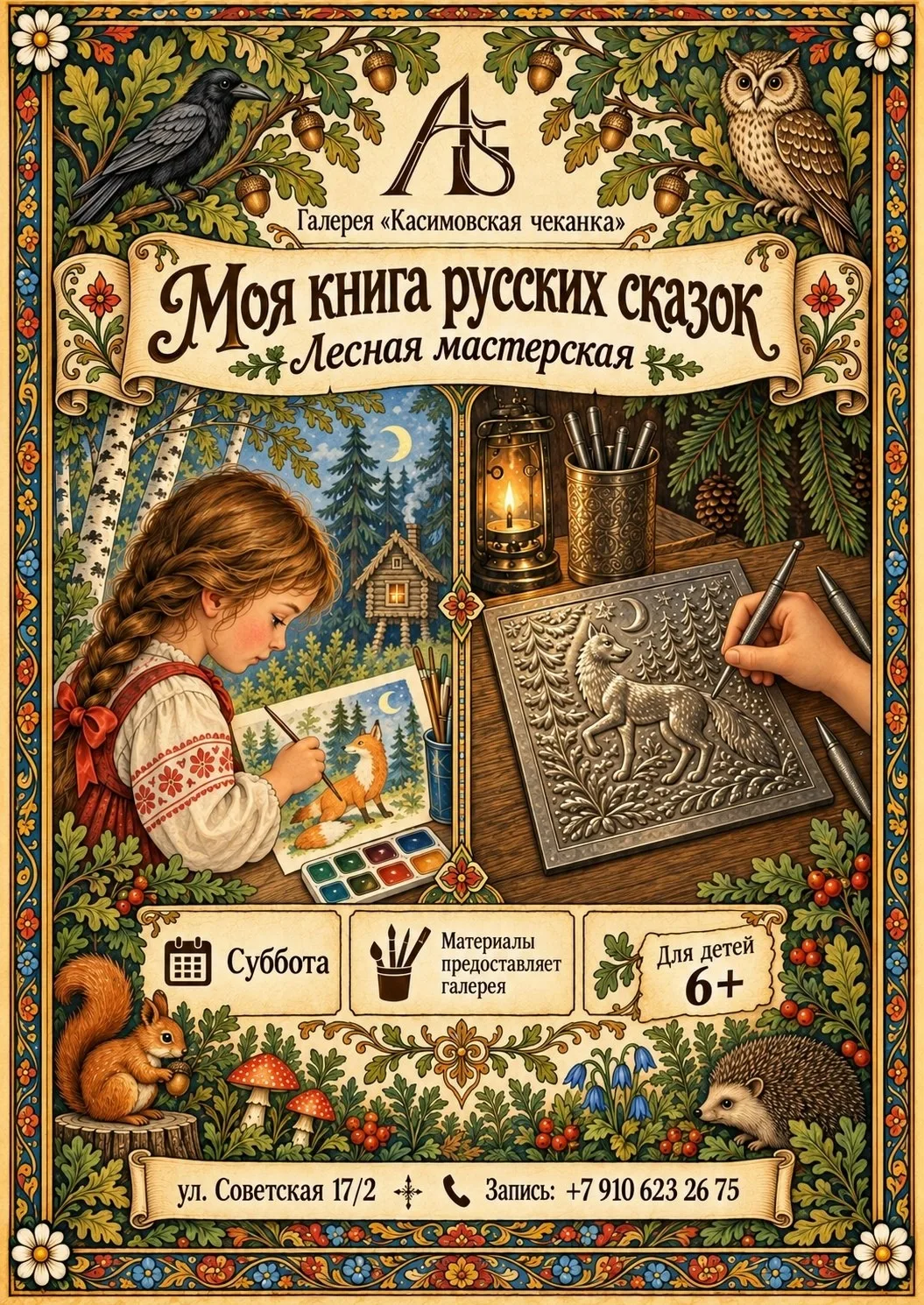 Мастер-класс «Моя книга русских сказок»