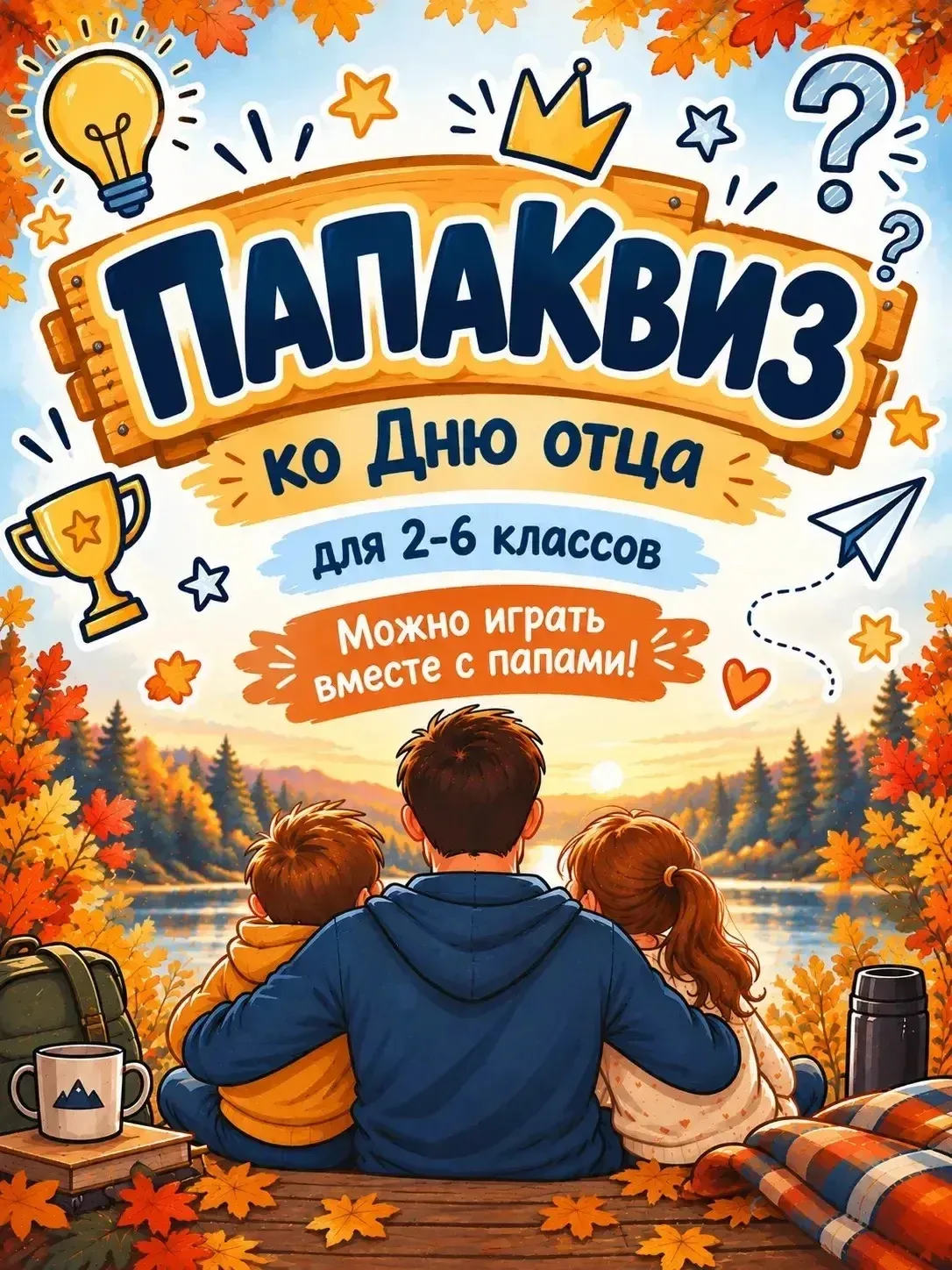 📢 Папаквиз: время для настоящих героев!