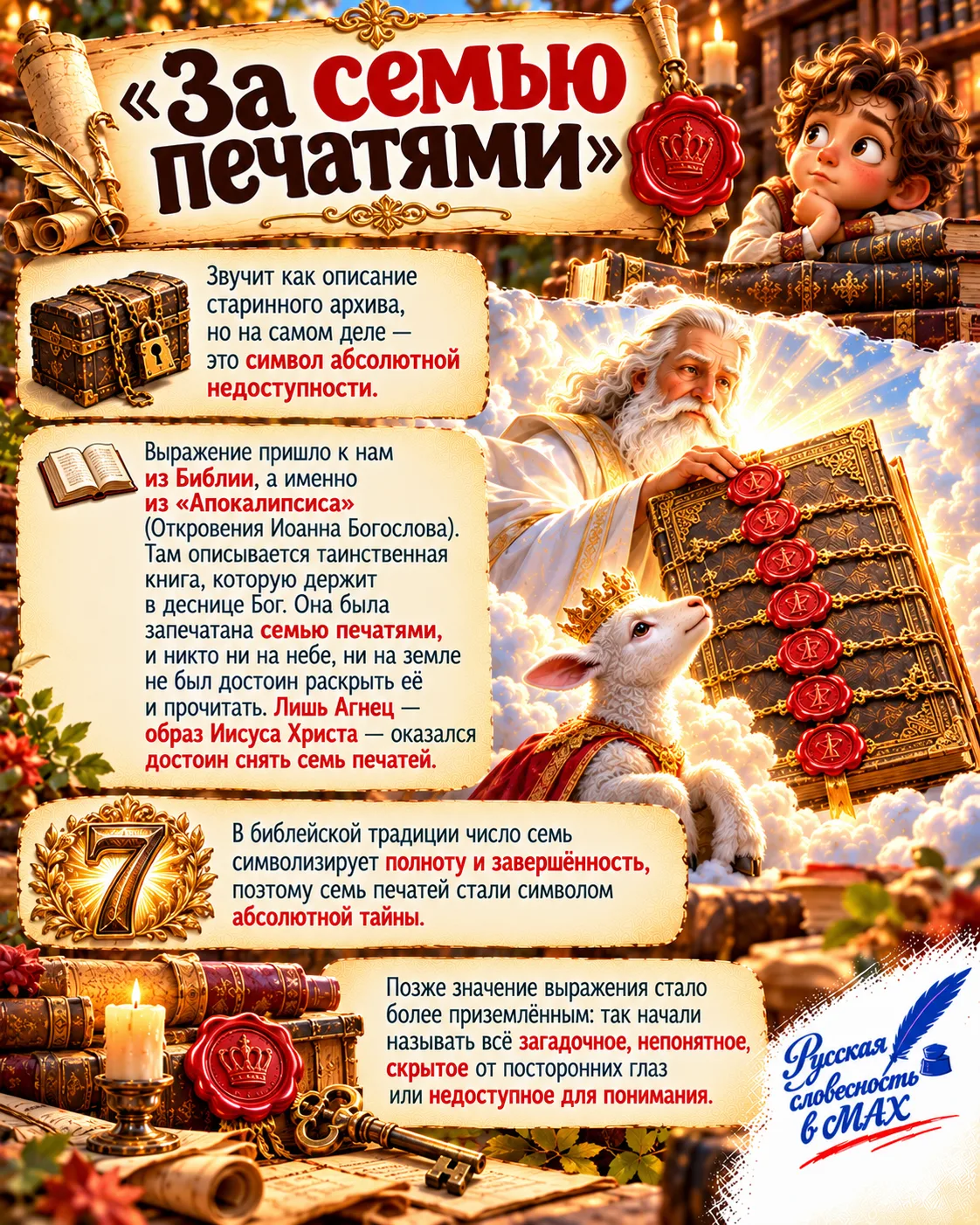 🔐 «За семью печатями» — что скрывается за этими словами?