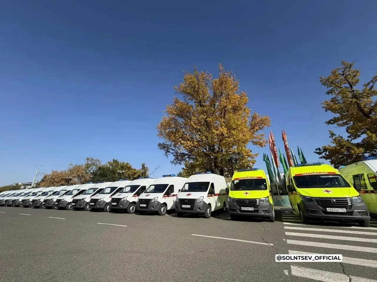 Еще 32 автомобиля появились в автопарке скорой помощи Оренбургской области. Куда отправ...