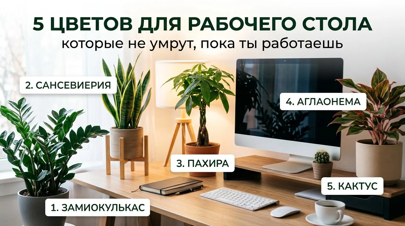🖥️ 5 цветов для рабочего стола (которые не умрут, пока ты работаешь)