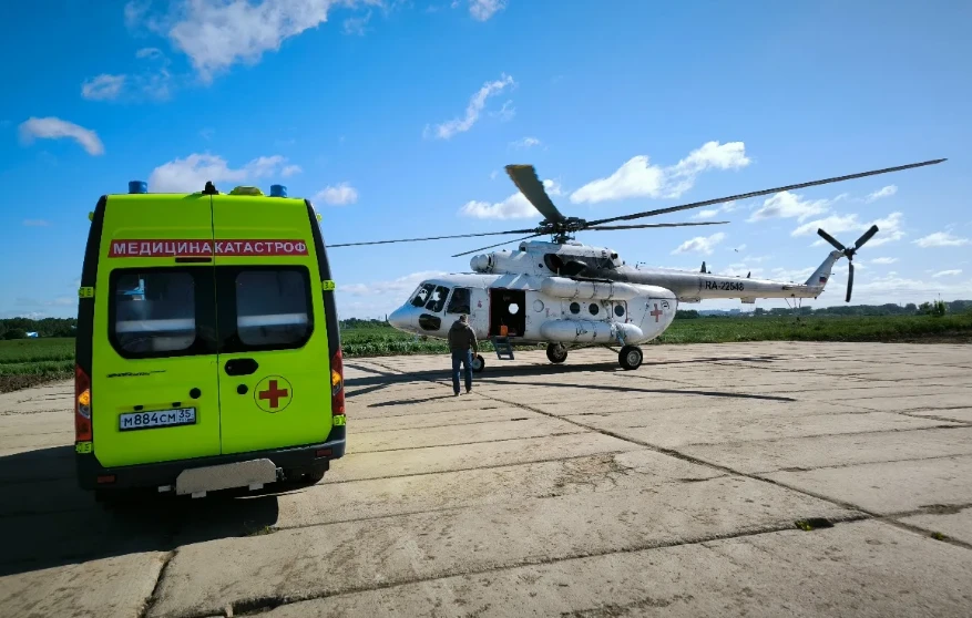 Вологодская санавиация совершает вылеты в любое время суток