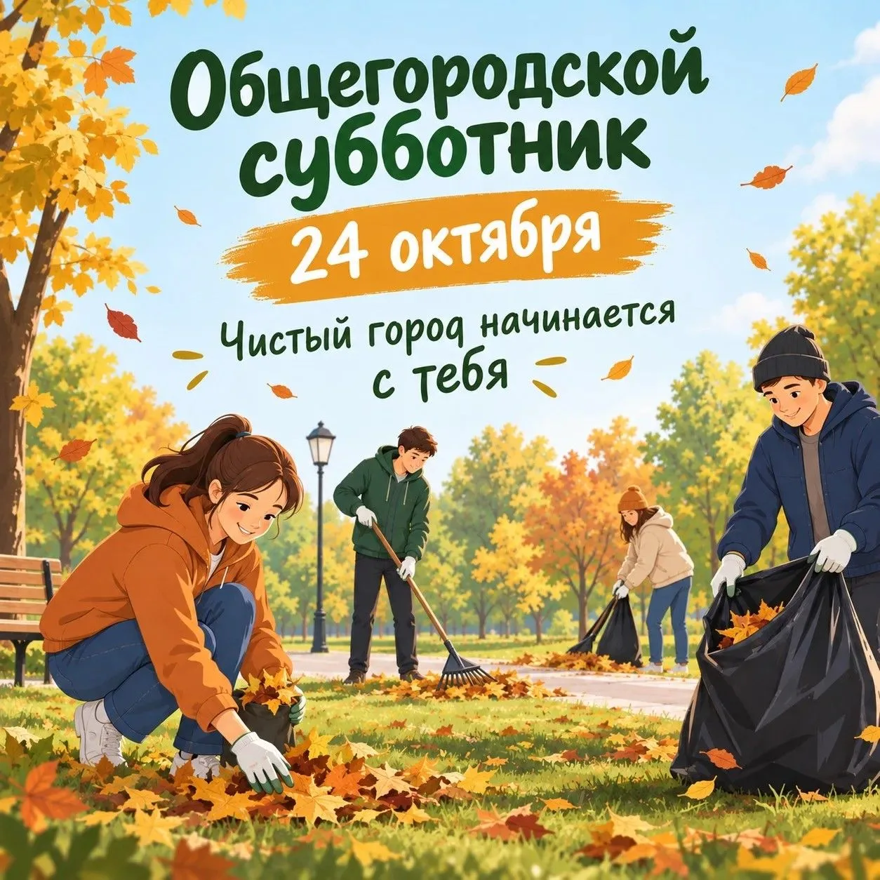 Приглашаем жителей принять участие в субботнике!