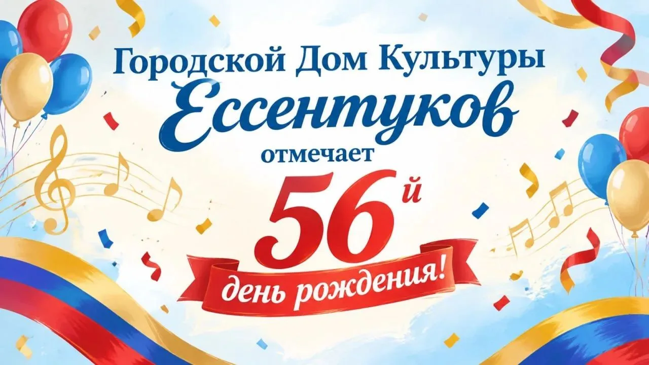 Сегодня день рождения у нашего Городского Дома культуры. Ему 56 лет.