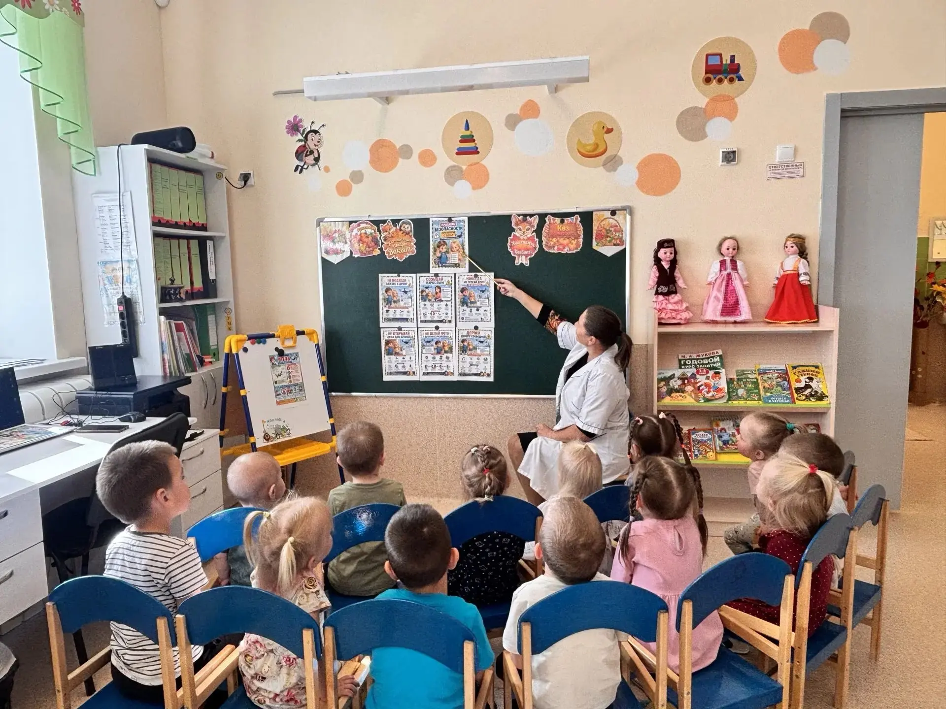 Сегодня в нашем детском саду был проведён Всероссийский открытый урок культуры безопасн...