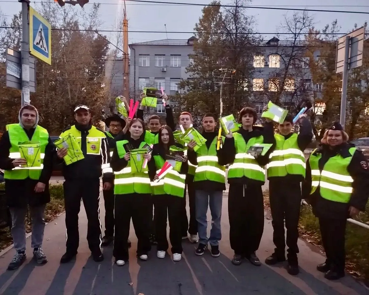 «Засветись первыми!»: в Дзержинске дан старт эстафете безопасности пешеходов