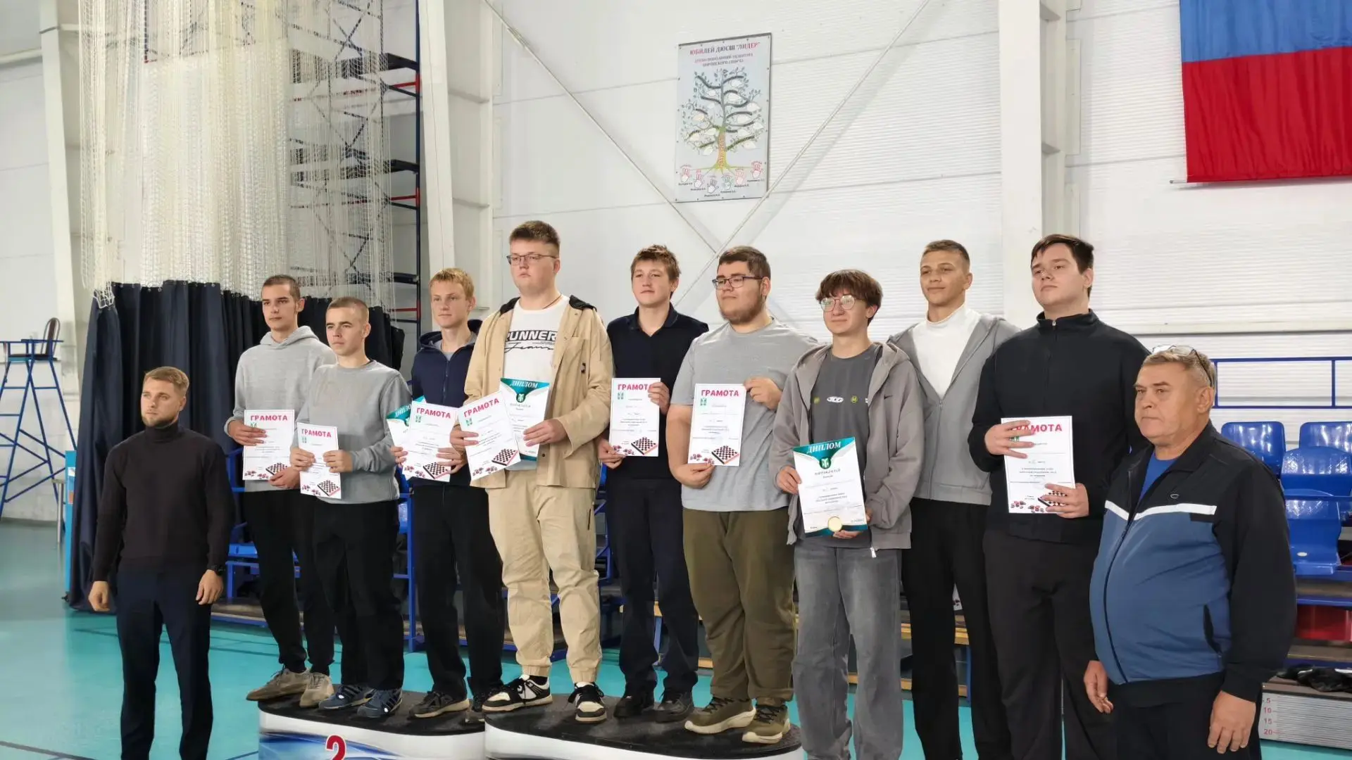 Этап школьной спортивной лиги по шашкам успешно пройден! 🥇