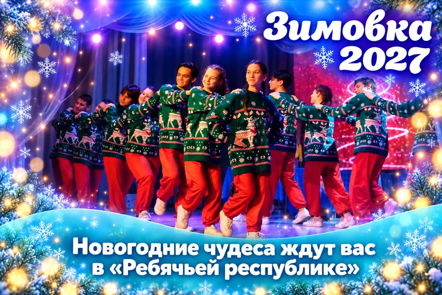 ЗА НОВОГОДНИМ НАСТРОЕНИЕМ — В «РЕБЯЧКУ»!