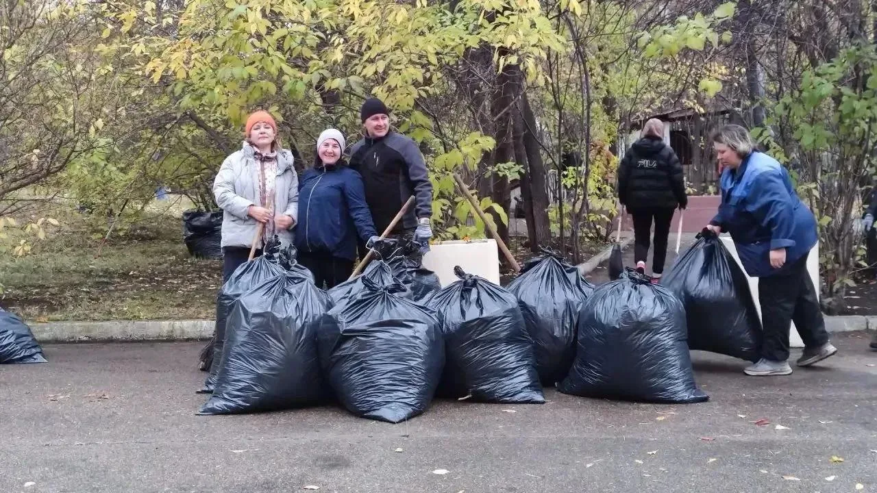 Мешки, грабли, администрация: чиновники Иркутска вышли на тропу войны с пылью 🧹🗑️