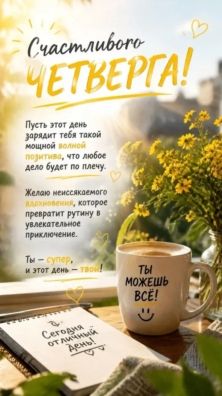 🥰Ставьте реакции и делитесь открыткой с близкими ❤️