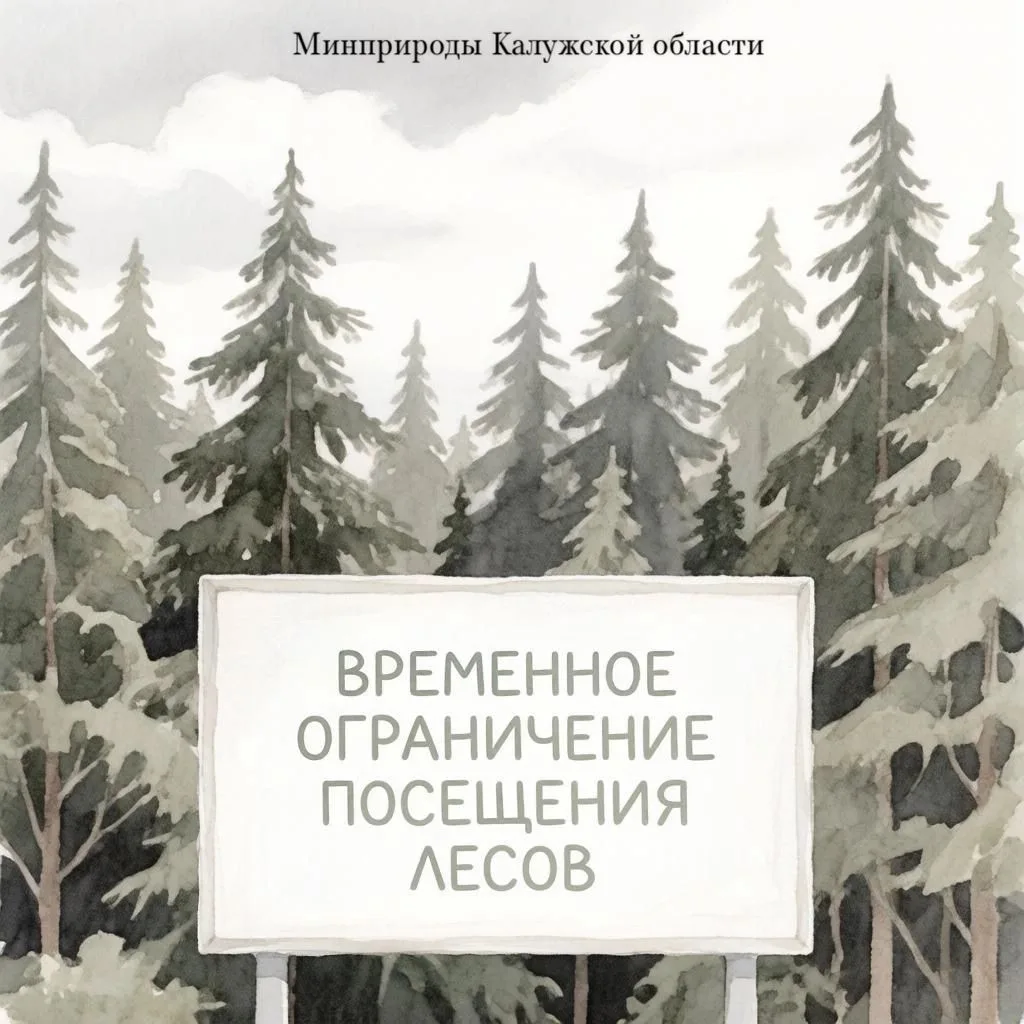Калужан попросили воздержаться от походов в лес
