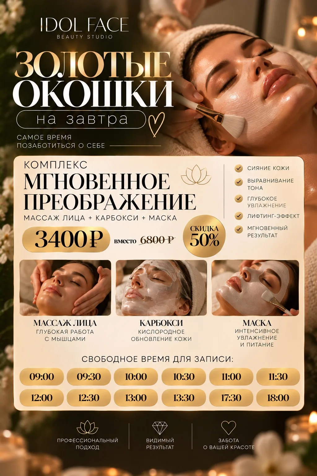 ✨ ЗОЛОТЫЕ ОКОШКИ на завтра!