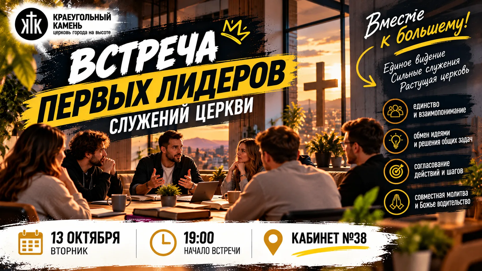 🔥 ВСТРЕЧА ПЕРВЫХ ЛИДЕРОВ СЛУЖЕНИЙ