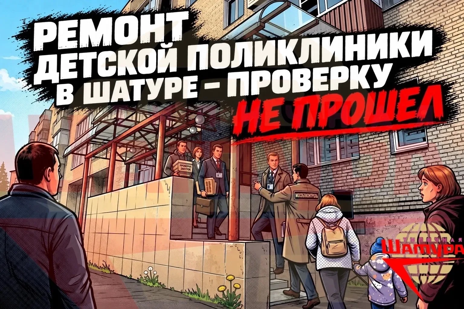 ❌РЕМОНТ ДЕТСКОЙ ПОЛИКЛИНИКИ В ШАТУРЕ ПРОВЕРКУ НЕ ПРОШЁЛ. КТО ОТВЕТИТ ЗА КОСЯКИ?