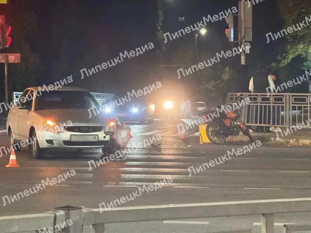 🚗 ДТП на проспекте Победы: «Приора» сбила подростка на мопеде