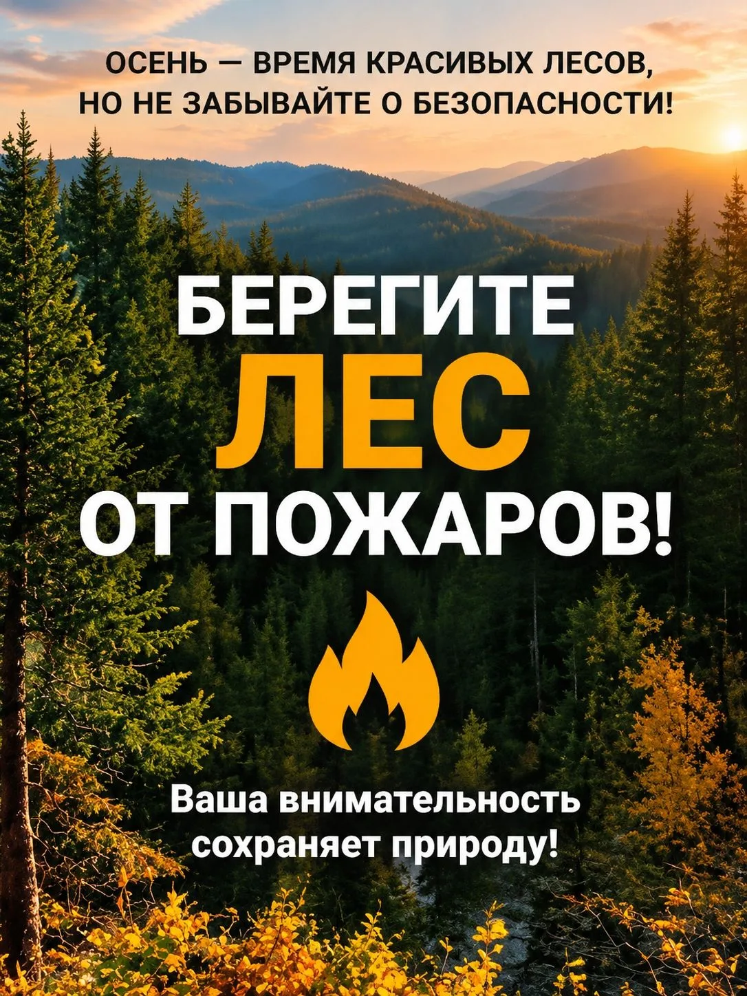 🔥Правила пожарной безопасности в лесу