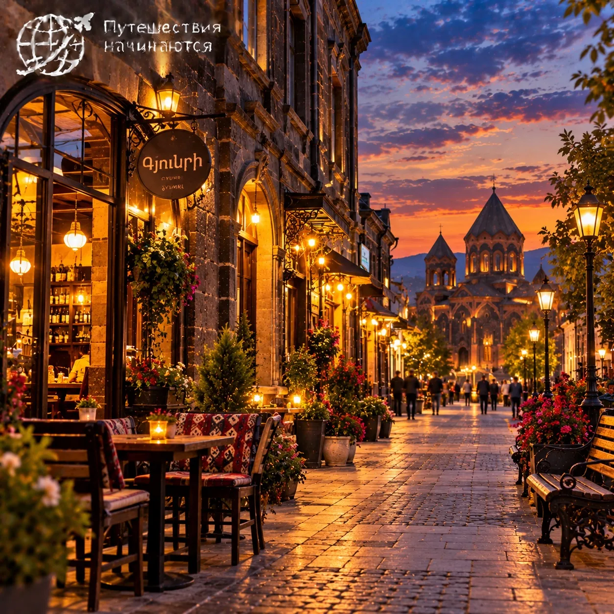 🌆 Вечерний Гюмри — Армения 🇦🇲