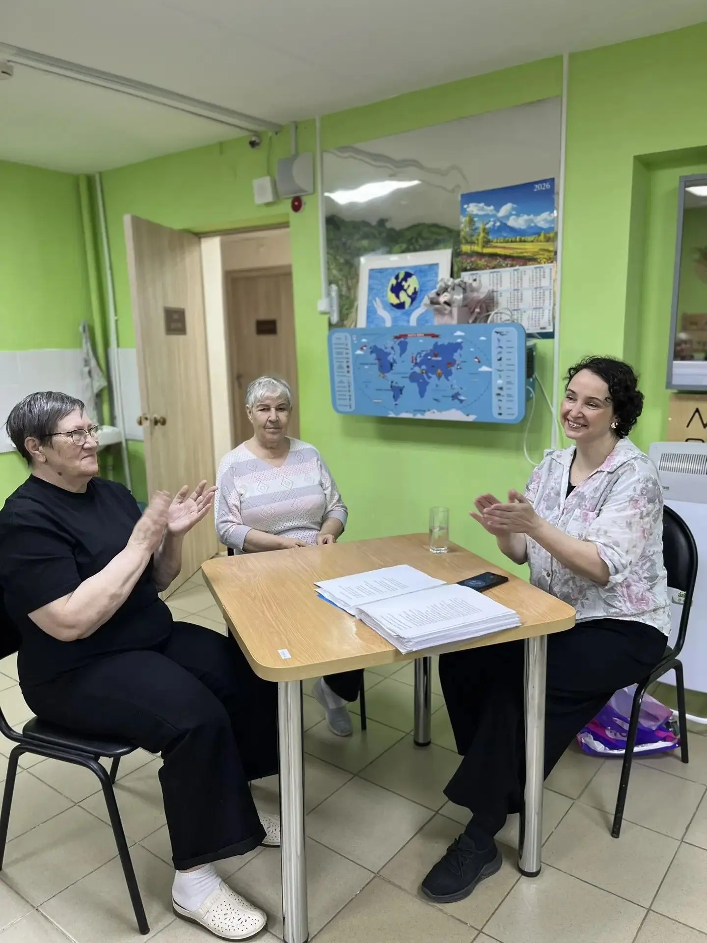 В Геронтологическом центре состоялось второе музыкальное занятие с Натальей Александров...