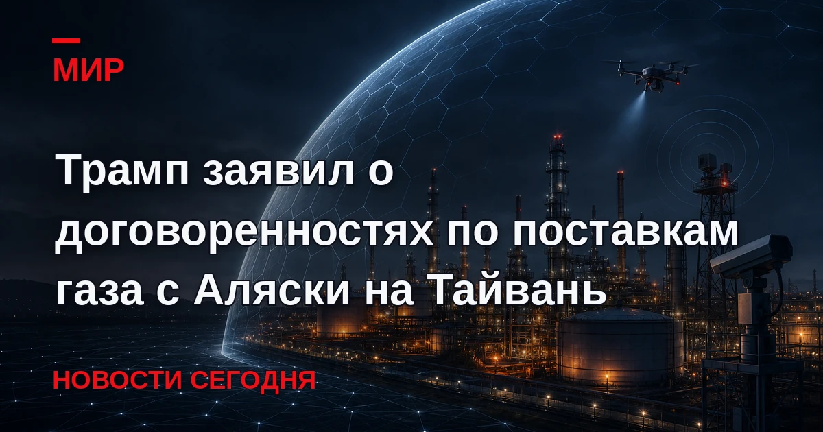 Тайбэй будет закупать у Вашингтона 30% газа в течение 20 лет, отметил американский лидер.