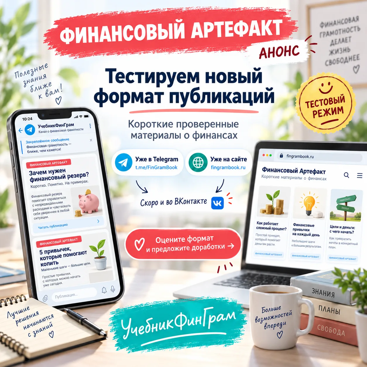 🧪 Тестируем новый формат — «Финансовый артефакт».